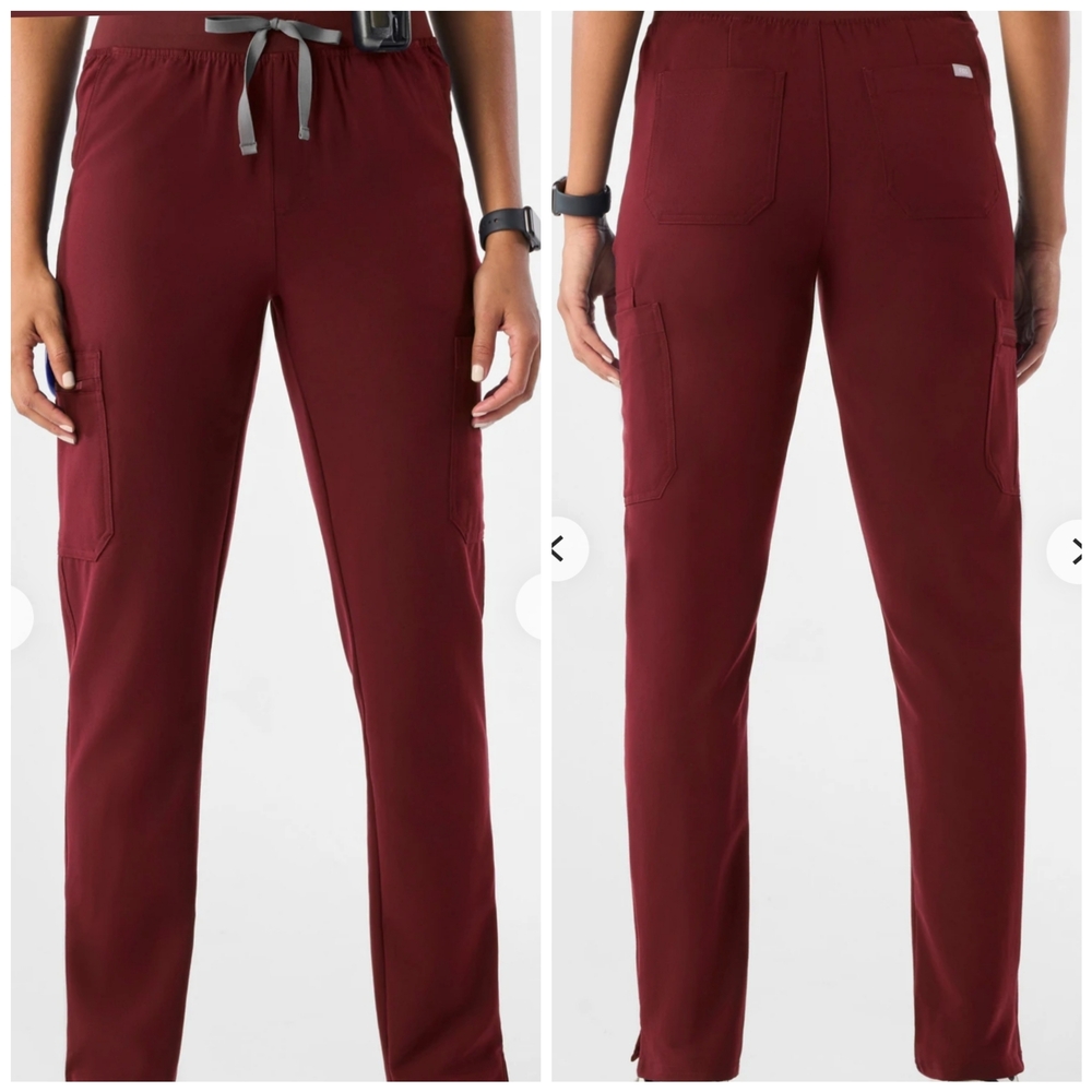 Figs Yola Burgundy Skinny Tall Plus XXL Pants